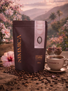 Nimmica Rosada with cup and flowers